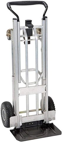 Cosco 3-in-1 Folding Series Hand Truck Platform Cart with Flat-free Wheels